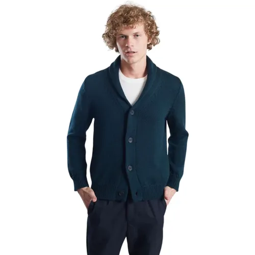 Merino Schal Kragen Cardigan , Herren, Größe: XS - L'Exception Paris - Modalova