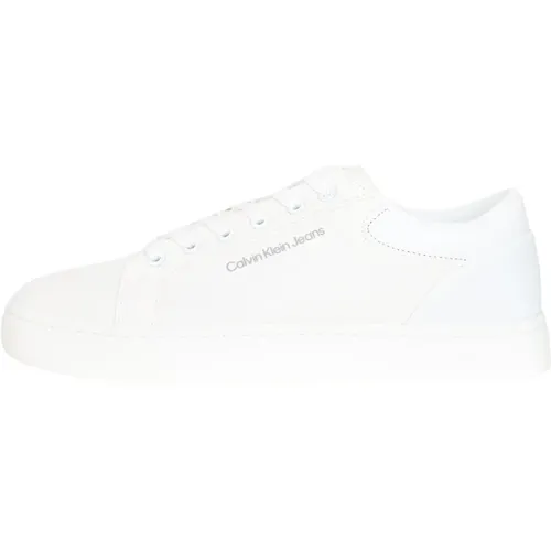 Klassische Cupsole Niedrige Sneakers Weiß - Calvin Klein Jeans - Modalova