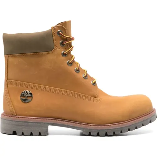 Leder Wasserdichte Stiefel , Herren, Größe: 43 EU - Timberland - Modalova