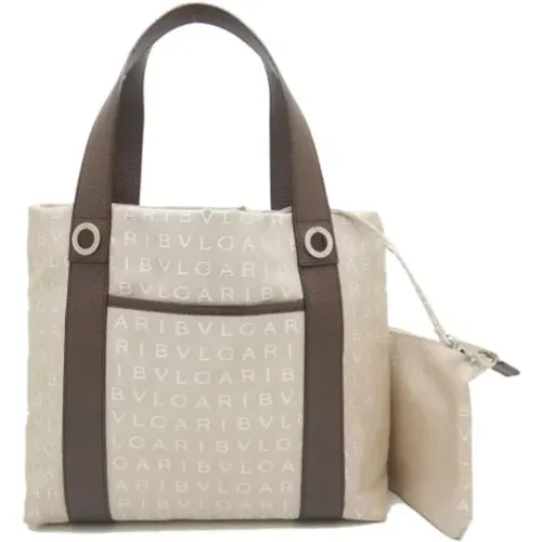 Pre-owned Canvas totes , Damen, Größe: ONE Size - Bvlgari Vintage - Modalova