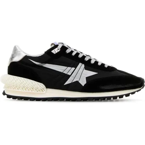 Fabric Suede Running Marathon Sneakers , male, Sizes: 9 UK, 11 UK, 10 UK - Golden Goose - Modalova