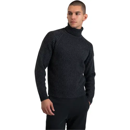 Merinowolle Rollkragenpullover , Herren, Größe: XL - Parajumpers - Modalova