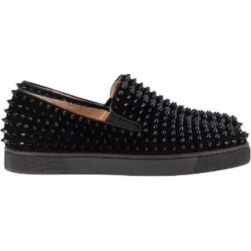 Pre-owned Suede espadrilles , female, Sizes: 9 UK - Christian Louboutin Pre-owned - Modalova