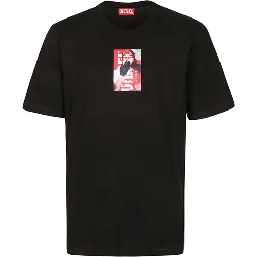 Schwarzes T-Just N11 T-Shirt,T-Shirts - Diesel - Modalova