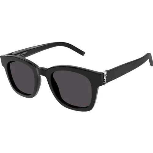 MonogramLarge Sunglasses , female, Sizes: 49 MM - Saint Laurent - Modalova