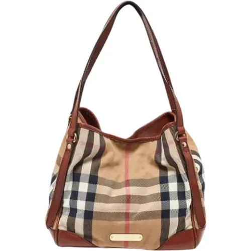 Pre-owned Leather totes , female, Sizes: ONE SIZE - Burberry Vintage - Modalova