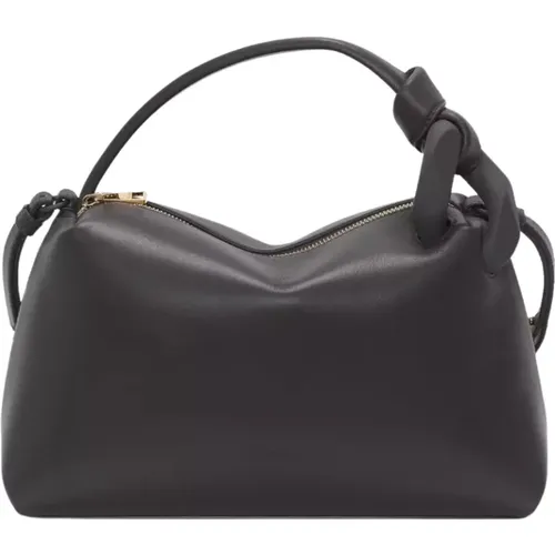 Leather Corner Bag , female, Sizes: ONE SIZE - JW Anderson - Modalova