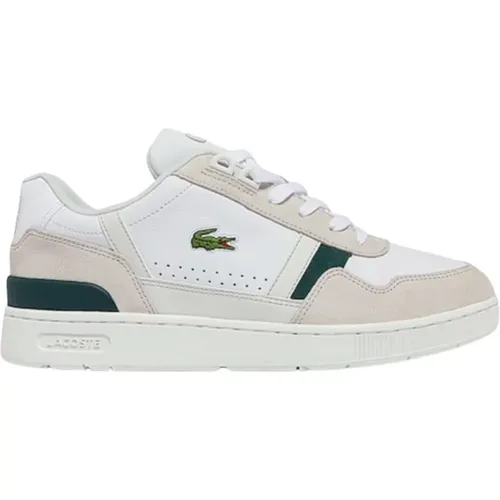 Grüne Sneakers , Herren, Größe: 41 EU - Lacoste - Modalova