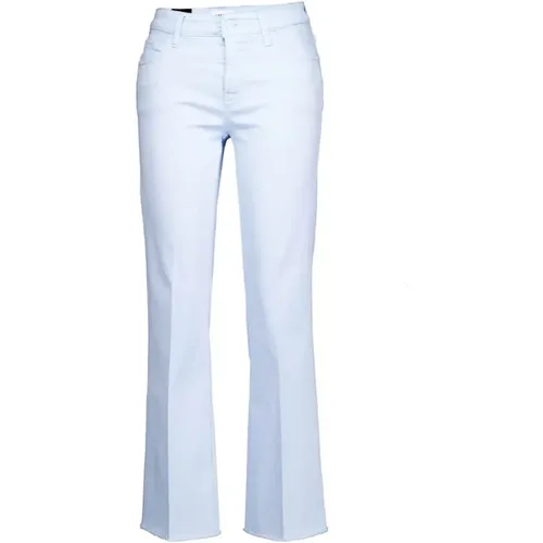 Stilvolle Francesca Gerades Jeans - Hellblau , Damen, Größe: L - CAMBIO - Modalova