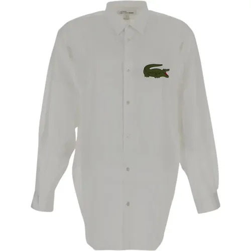 Krokodil Patch Shirt , Herren, Größe: XL - Comme des Garçons - Modalova
