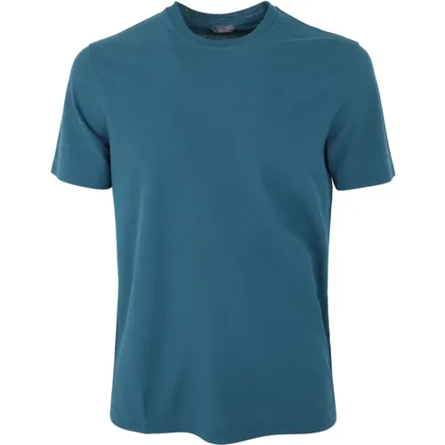 T-Shirt , male, Sizes: 3XL, 4XL - Zanone - Modalova