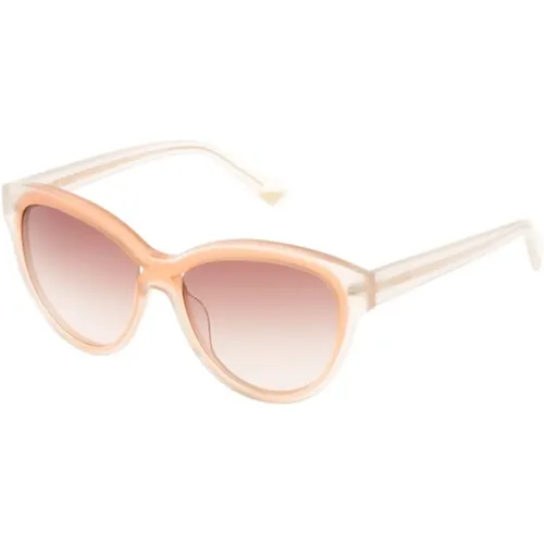 Rosa Acetat Sonnenbrille für Frauen - Nina Ricci - Modalova