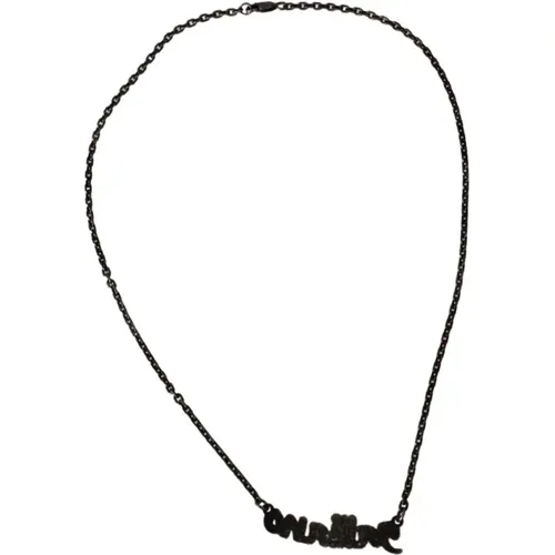 Silver Charm Necklace , female, Sizes: ONE SIZE - John Galliano - Modalova