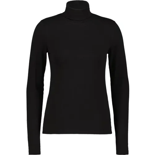 Schwarzes Rolinde Top Jersey Viskose - Red Button - Modalova