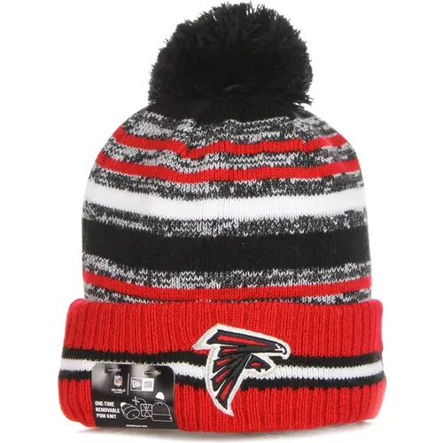 Atlanta Falcons Pom Pom Beanie Hat , unisex, Sizes: ONE SIZE - new era - Modalova