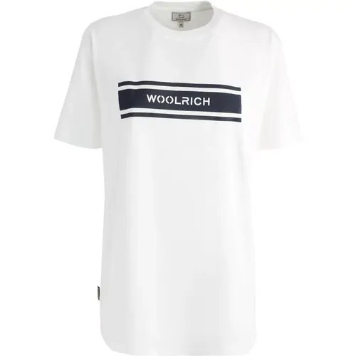 T-Shirt , female, Sizes: S - Woolrich - Modalova