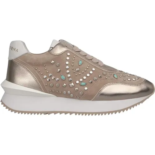 Studded platform sneakers , Damen, Größe: 41 EU - Alma en Pena - Modalova