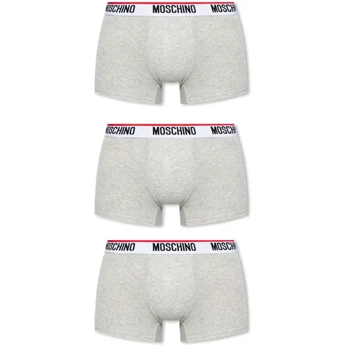 Marken-Boxershorts 3er-Pack , Herren, Größe: S - Moschino - Modalova