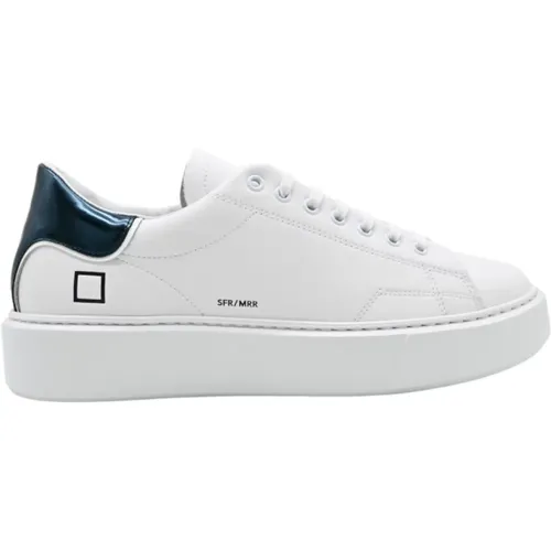 White Blue Sneakers , female, Sizes: 4 UK, 3 UK, 5 UK, 6 UK, 8 UK, 7 UK, 9 UK - D.a.t.e. - Modalova