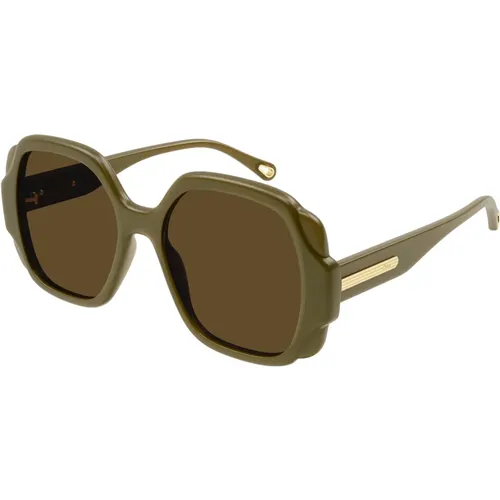 Stylische Sonnenbrille für Frauen,Sonnenbrille, Stilvolles Damenmodell,Sunglasses CH0121S,Sonnenbrille für Frauen - Chloé - Modalova