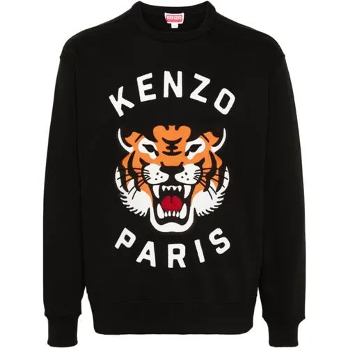 Schwarze Pullover Kollektion , Herren, Größe: L - Kenzo - Modalova