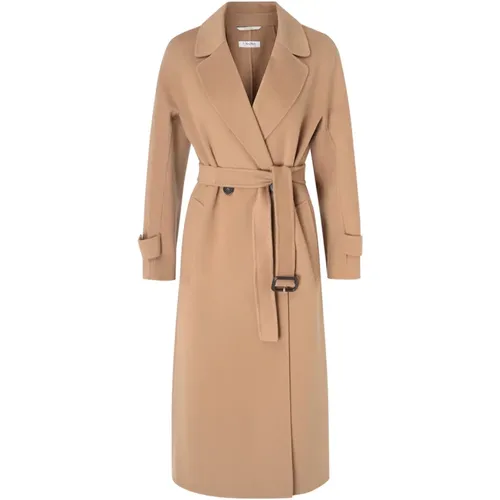 Ebano Camel Coat , female, Sizes: XS, M, 2XS, 3XS - Max Mara - Modalova