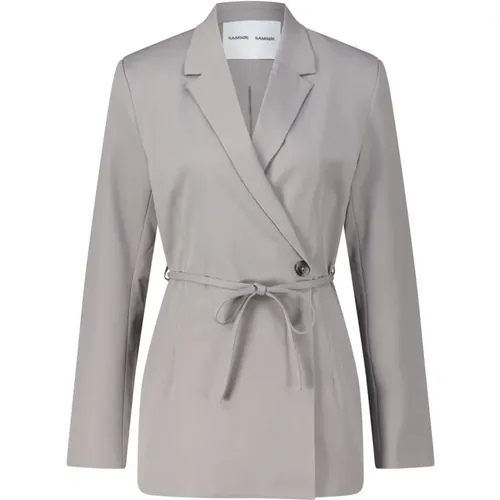 Asymmetrischer Blazer mit Einem Knopf , Damen, Größe: XL - Samsøe Samsøe - Modalova