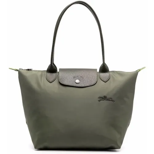 Waldgrüne Faltbare Tasche , Damen, Größe: ONE Size - Longchamp - Modalova