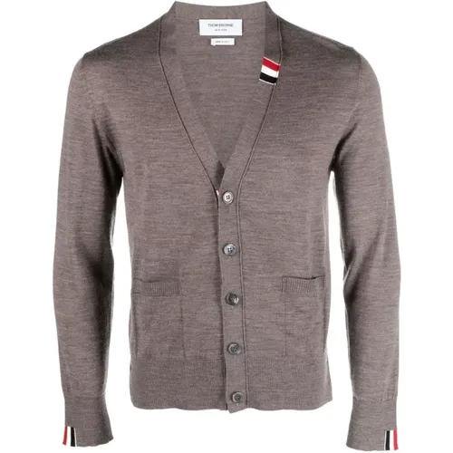 Brauner Button-Up Cardigan Sweater Thom - Thom Browne - Modalova
