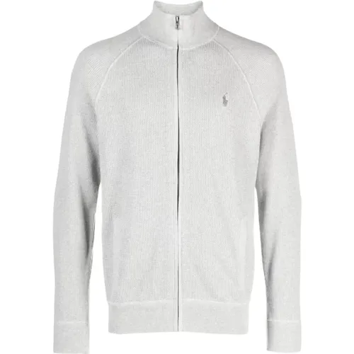 Casual Grau Baumwolle Full Zip Pullover - Polo Ralph Lauren - Modalova