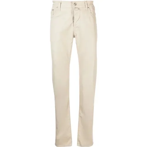 Slim-Fit Bard Blended Cotton Pants , male, Sizes: W31 - Jacob Cohën - Modalova