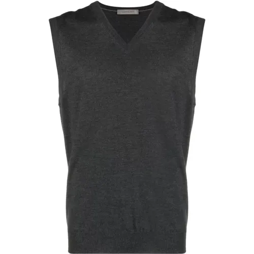 Merino Wool Knit Vest , male, Sizes: 2XL - Corneliani - Modalova