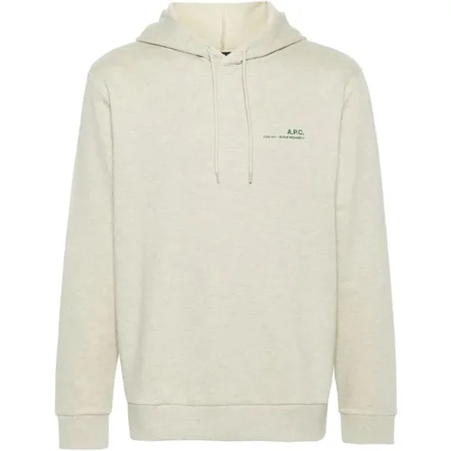 Cotton Hoodie , male, Sizes: M - A.p.c. - Modalova