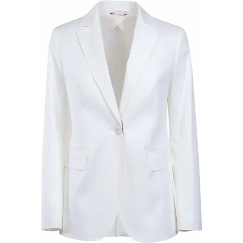 Lightweight Natural Blazer Jacket , female, Sizes: XS, S - Max Mara - Modalova