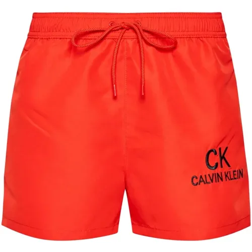 Core 90s Badehose in Rot - Calvin Klein - Modalova