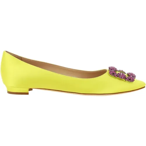 Hangisi Ballerina Shoes , female, Sizes: 3 1/2 UK - Manolo Blahnik - Modalova