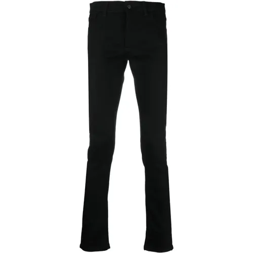 Schwarze Slim Fit Cross Stone Jeans , Herren, Größe: W34 - Marcelo Burlon - Modalova