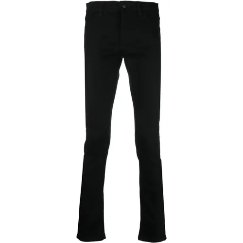 Schwarze Slim Fit Cross Stone Jeans , Herren, Größe: W32 - Marcelo Burlon - Modalova