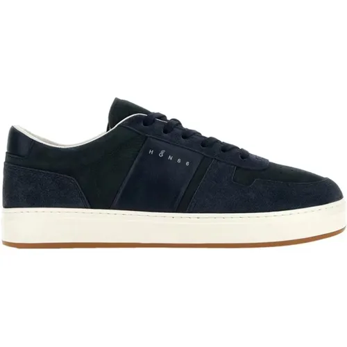 Blaue Wildleder-Sneakers mit Memory Foam , Damen, Größe: 39 EU - Hogan - Modalova