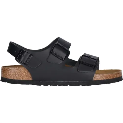 Milano Natural Leather Sandals , male, Sizes: 7 UK, 11 UK, 9 UK - Birkenstock - Modalova