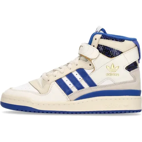 High Top Basketball Shoe White/Blue , male, Sizes: 12 UK, 8 2/3 UK, 11 1/3 UK, 6 2/3 UK, 7 1/3 UK, 10 UK, 8 UK, 9 1/3 UK, 10 2/3 UK, 6 UK - Adidas - Modalova