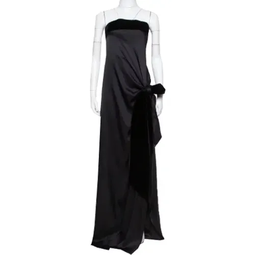 Pre-owned Seide dresses - Yves Saint Laurent Vintage - Modalova
