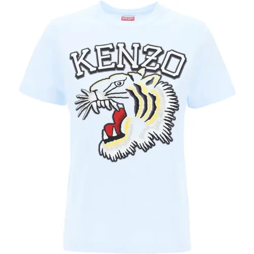 Tiger Varsity Crew-Neck T-Shirt - Kenzo - Modalova