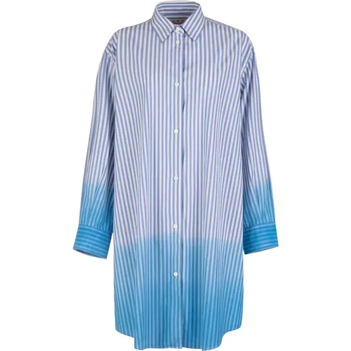 Clear Iris Shirt Dress , female, Sizes: 2XS, S, XS - Marni - Modalova