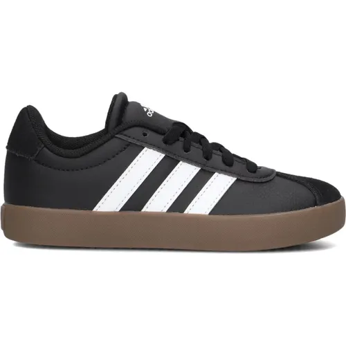 Schwarze Niedrige Sneakers VL Court 3.0 - Adidas - Modalova