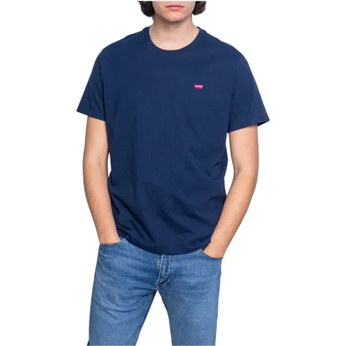 Levi's, Blaues Herren T-Shirt , Herren, Größe: XL - Levis - Modalova