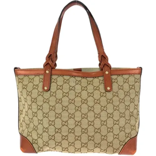 Pre-owned Canvas totes , female, Sizes: ONE SIZE - Gucci Vintage - Modalova