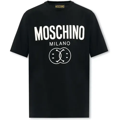 Stylish T-shirts for Men and Women , male, Sizes: L, S, XL, M - Moschino - Modalova