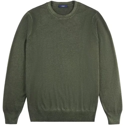 Wool Sweater , male, Sizes: M, L, 2XL, XL - Fay - Modalova