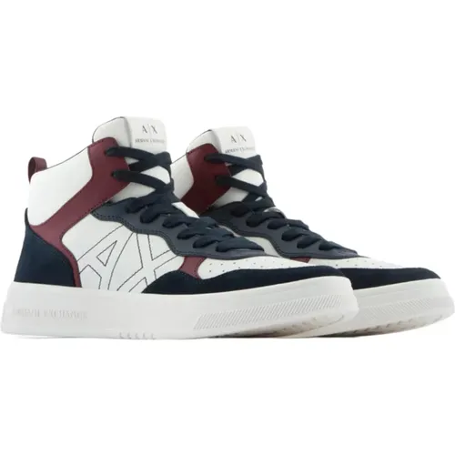 High Top Sneakers , male, Sizes: 6 UK - Armani Exchange - Modalova